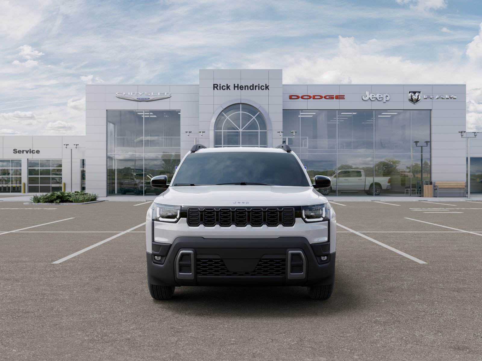 New 2026 Bright White Clear-Coat Exterior Paint Jeep Laredo image 33