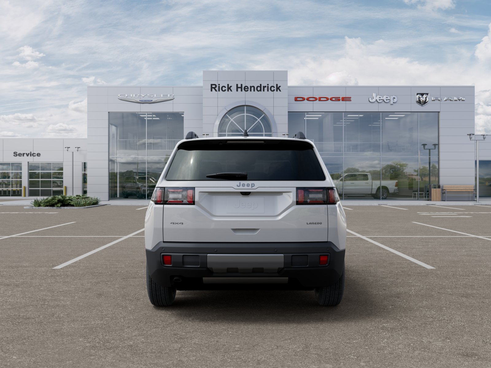 New 2026 Bright White Clearcoat Jeep Laredo image 6
