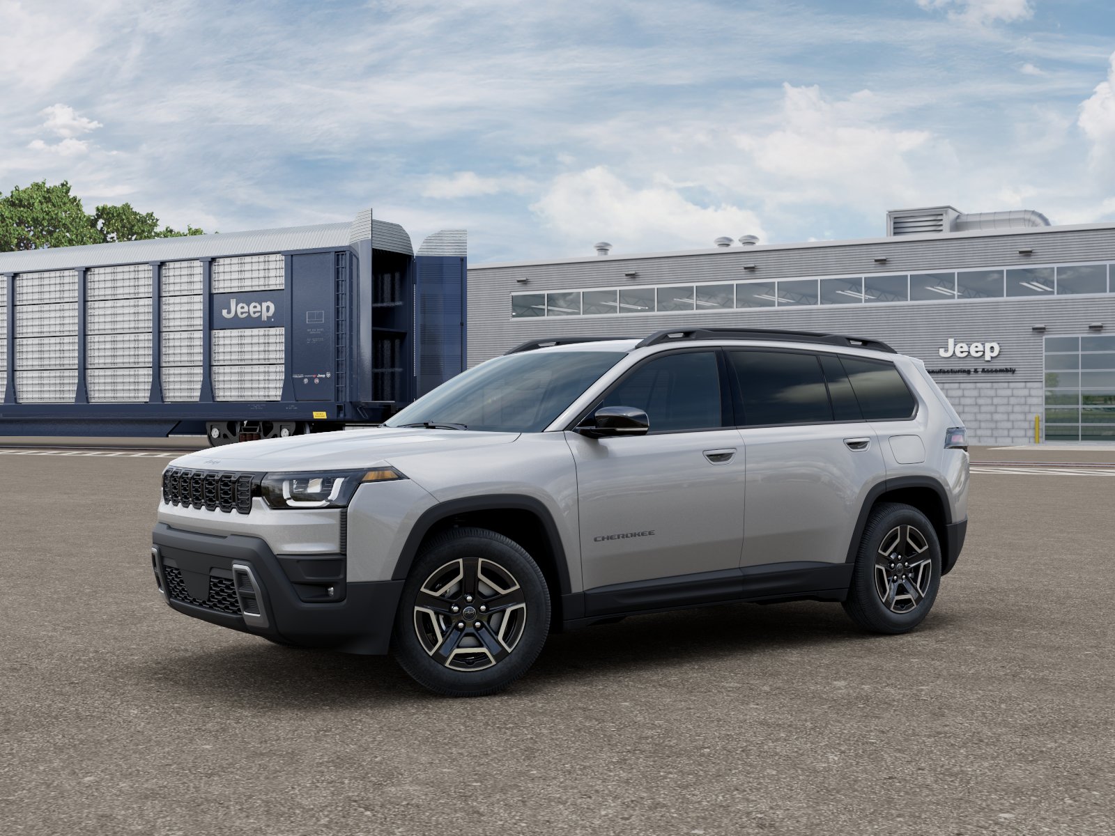 New 2026 Silver Zynith Clear-Coat Exterior Paint Jeep Limited image 2