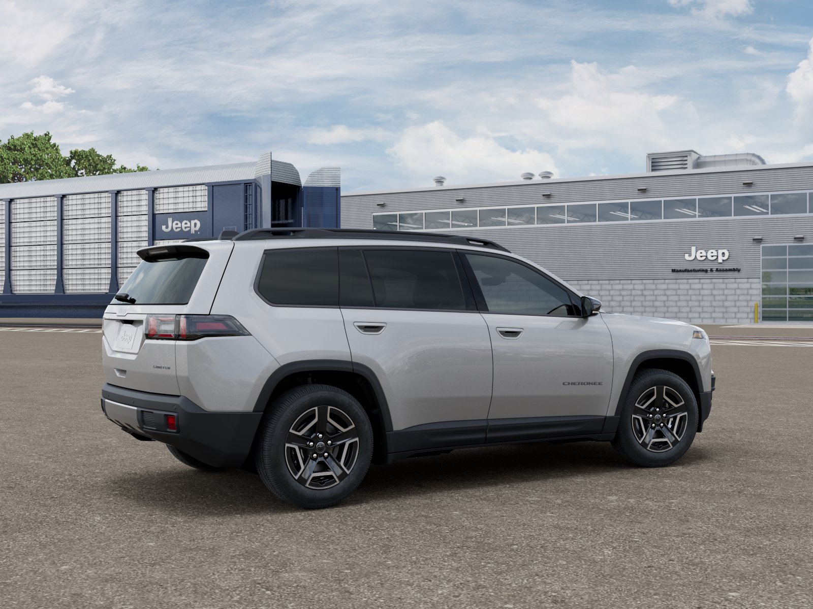 New 2026 Silver Zynith Clear-Coat Exterior Paint Jeep Limited image 4