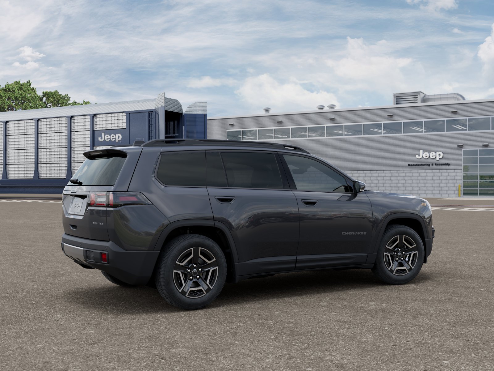 New 2026 Sting-Gray Clear-Coat Exterior Jeep CHEROKEE LIMITED 4X4 image 4