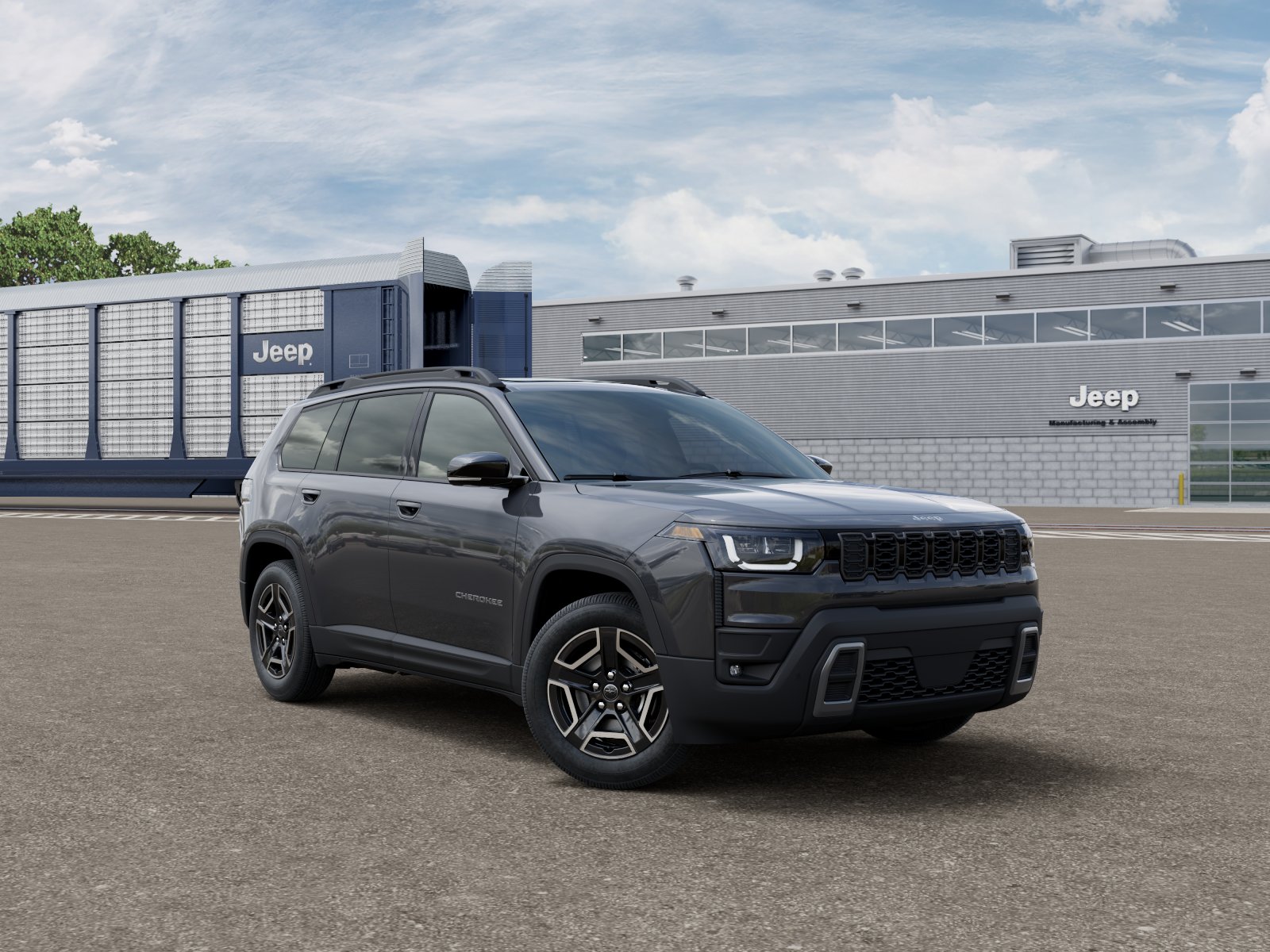 New 2026 Sting-Gray Clear-Coat Exterior Jeep CHEROKEE LIMITED 4X4 image 5