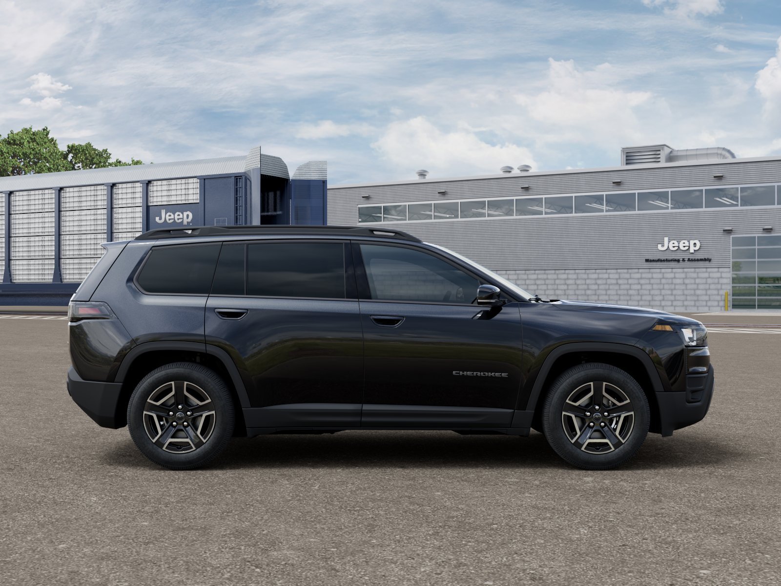 New 2026 Diamond Black Crystal Pearl-Coat Exterior Paint Jeep Limited image 43