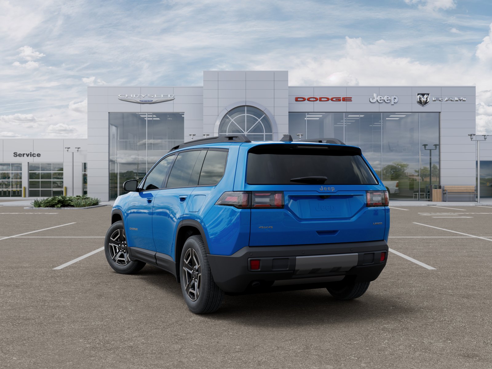 New 2026 Hydro Blue Pearl-Coat Exterior Paint Jeep Laredo image 29