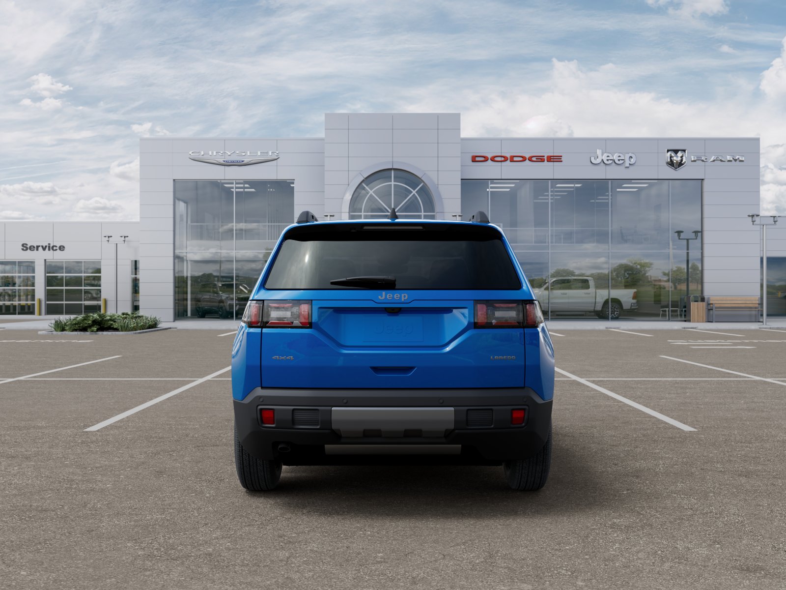 New 2026 Hydro Blue Pearl-Coat Exterior Paint Jeep Laredo image 33