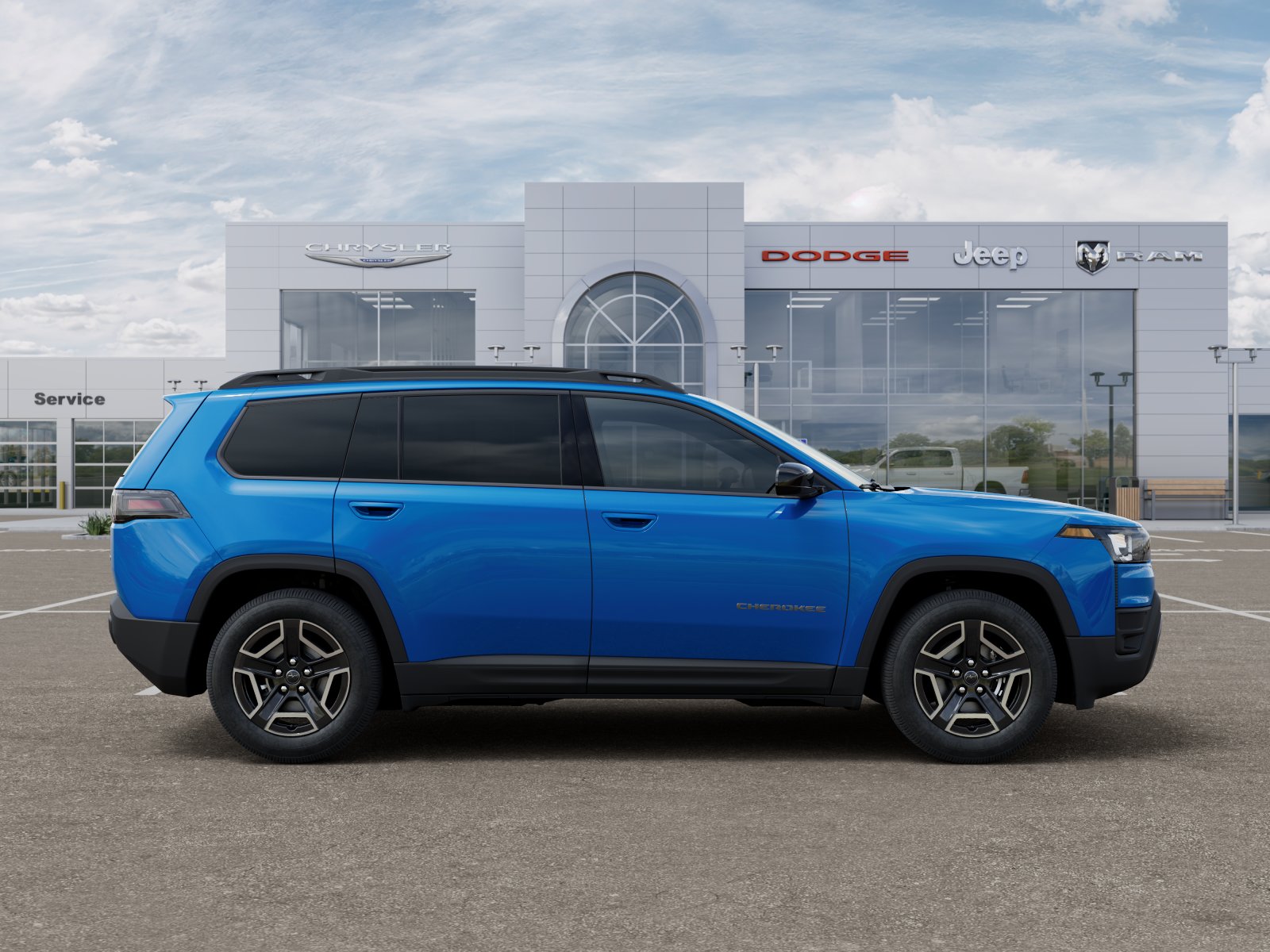 New 2026 Hydro Blue Pearl-Coat Exterior Paint Jeep Laredo image 47