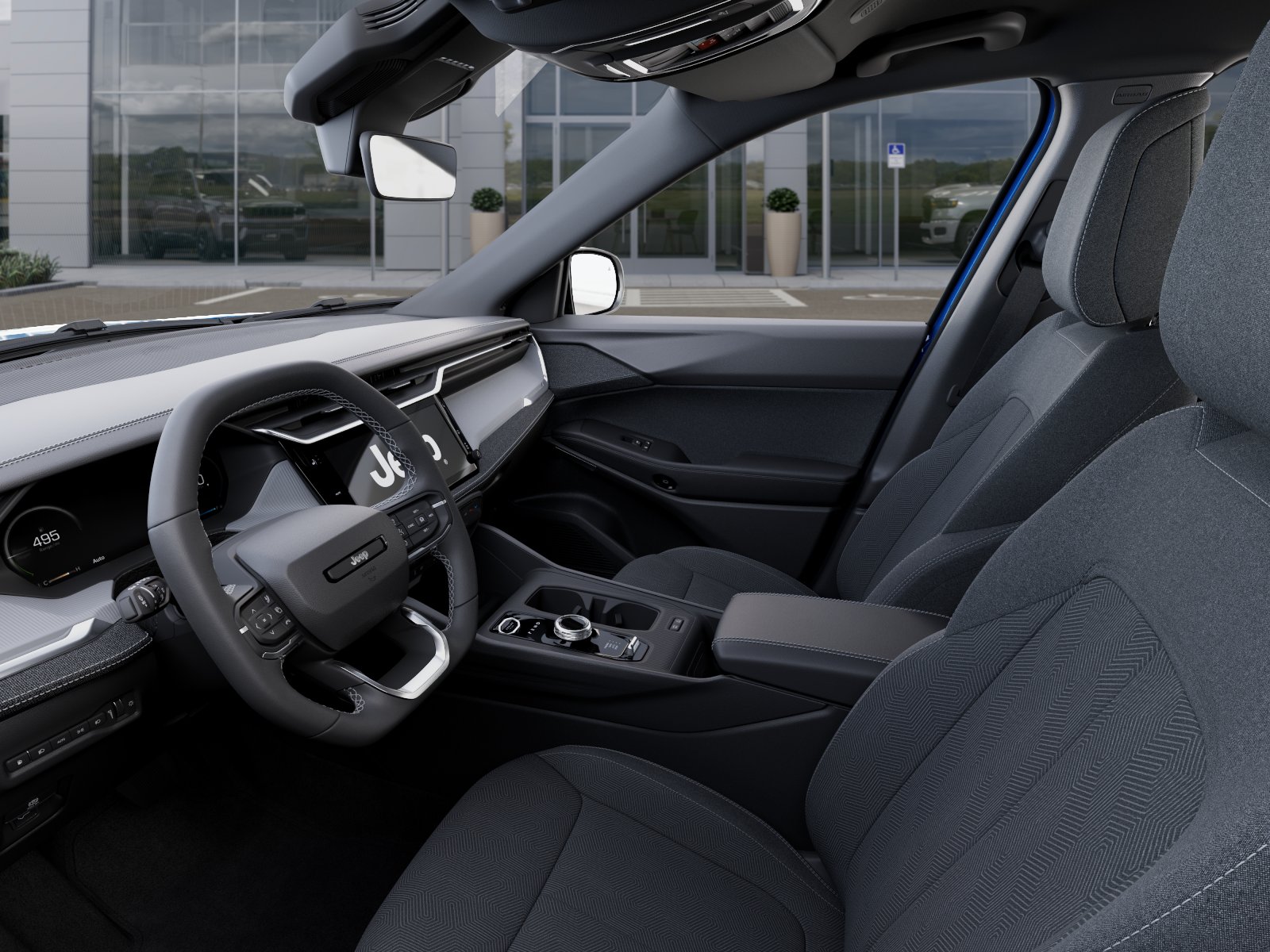 New 2026 Hydro Blue Pearl-Coat Exterior Paint Jeep Laredo image 48