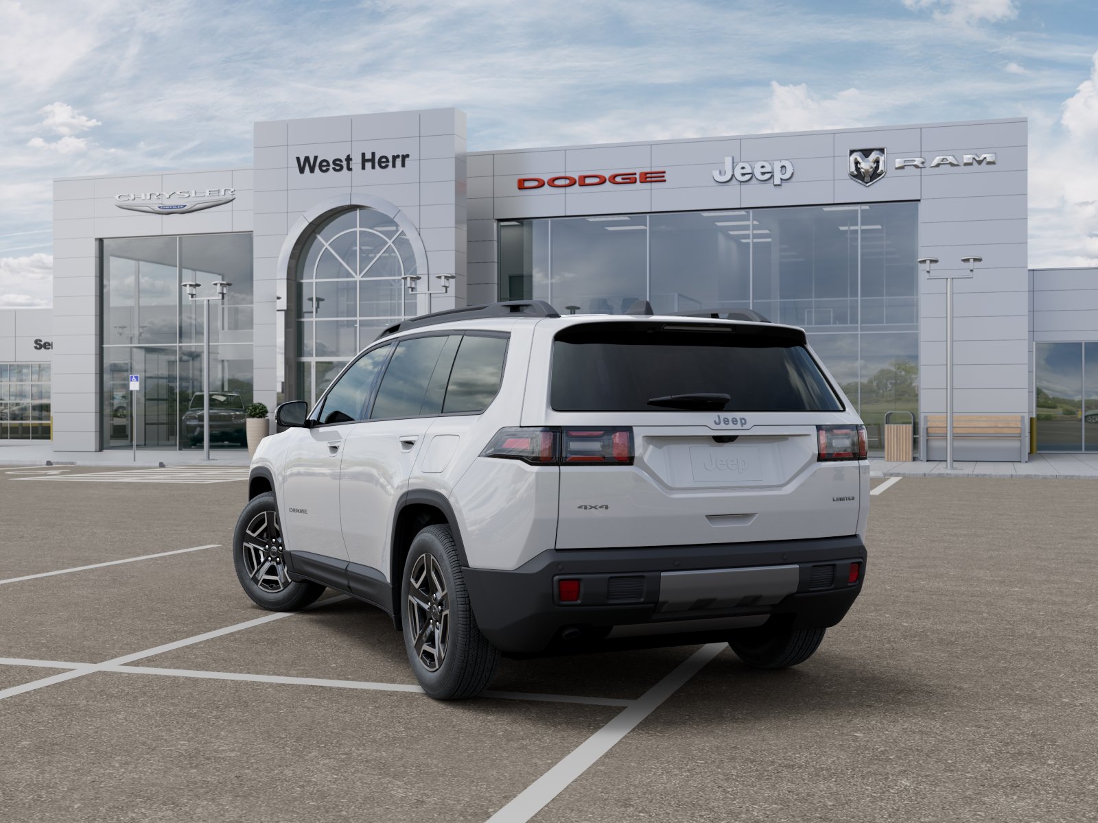 New 2026 Bright White Clear-Coat Exteri Jeep CHEROKEE LIMITED 4X4 image 3