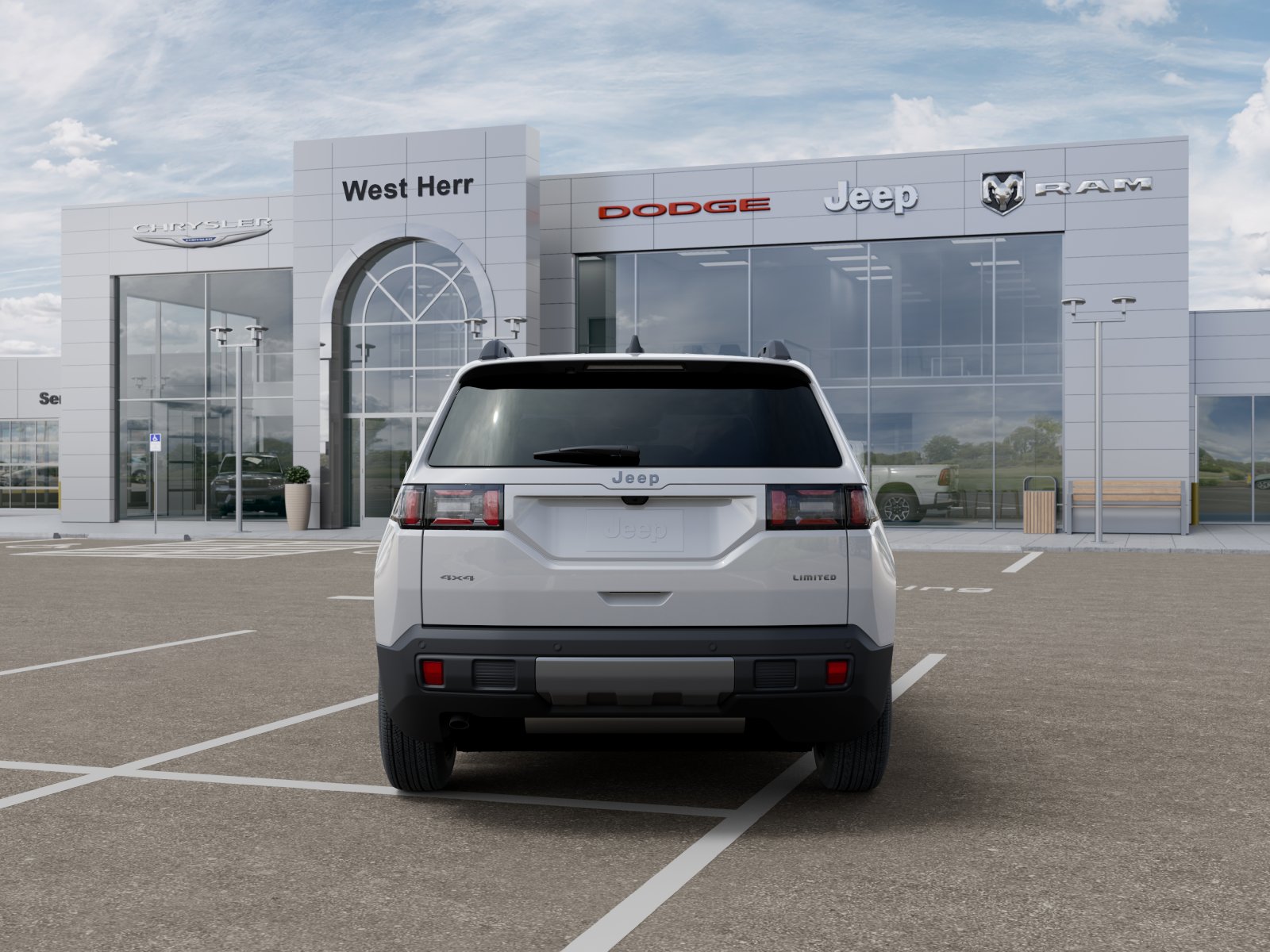 New 2026 Bright White Clear-Coat Exteri Jeep CHEROKEE LIMITED 4X4 image 7