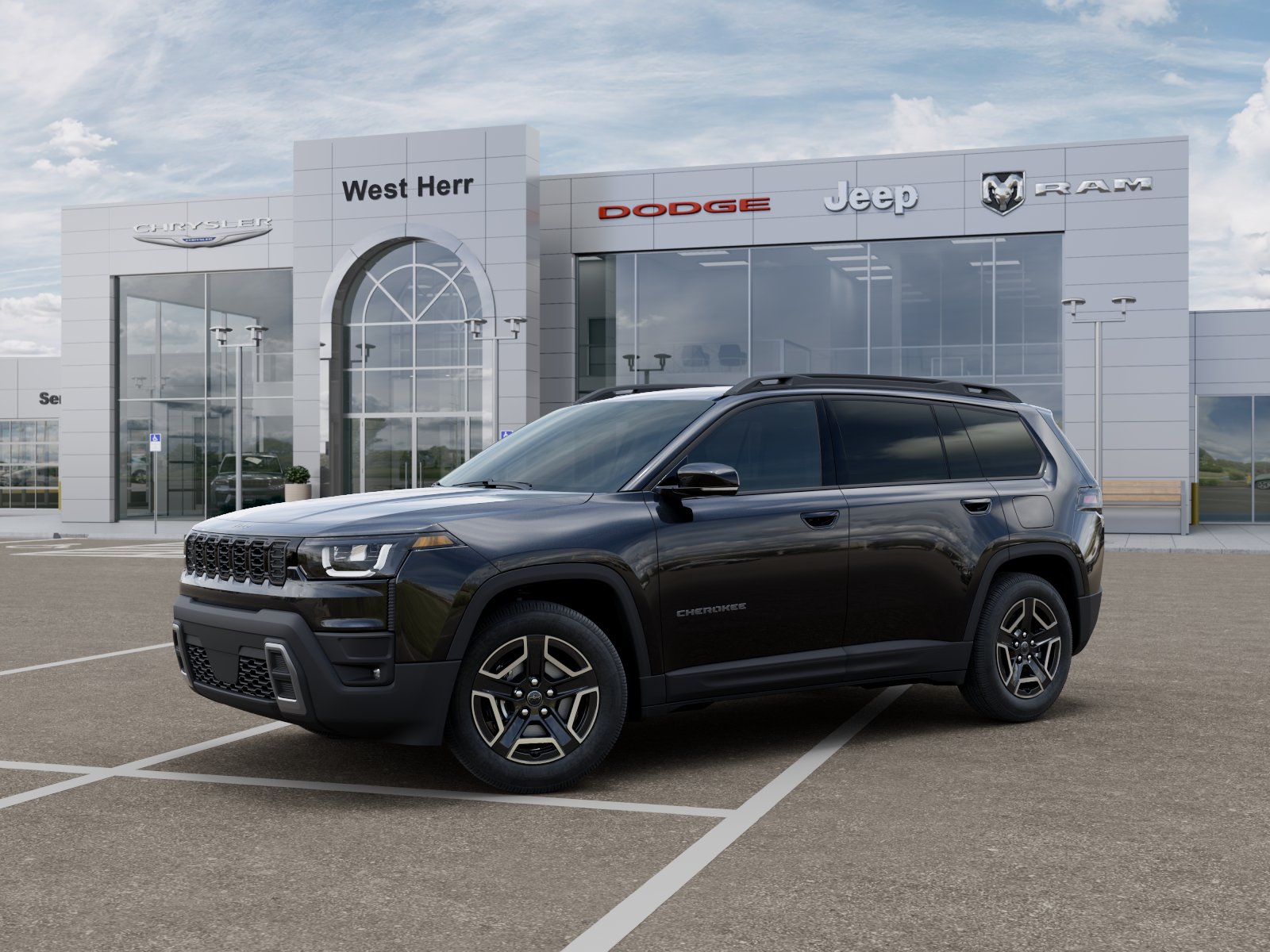New 2026 Diamond Black Crystal Pearlcoa Jeep Limited image 2