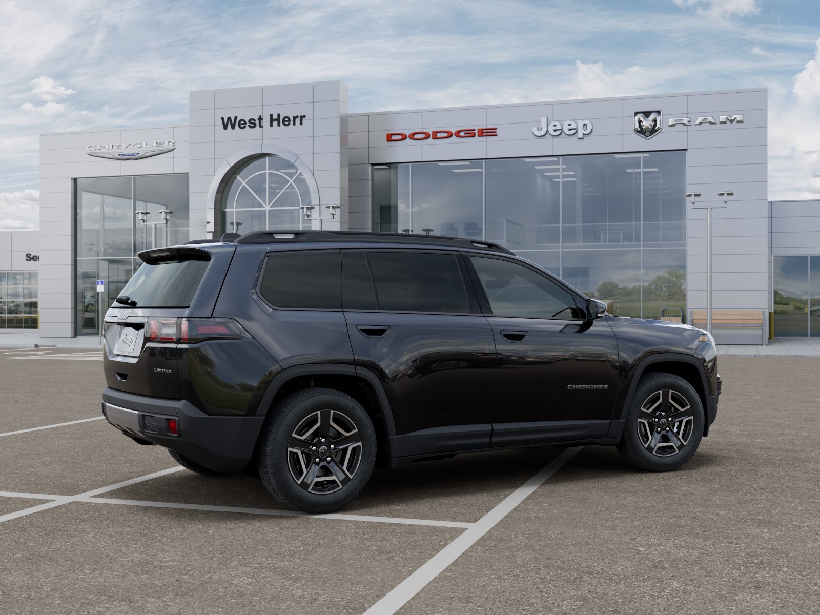 New 2026 Diamond Black Crystal Pearlcoa Jeep Limited image 4
