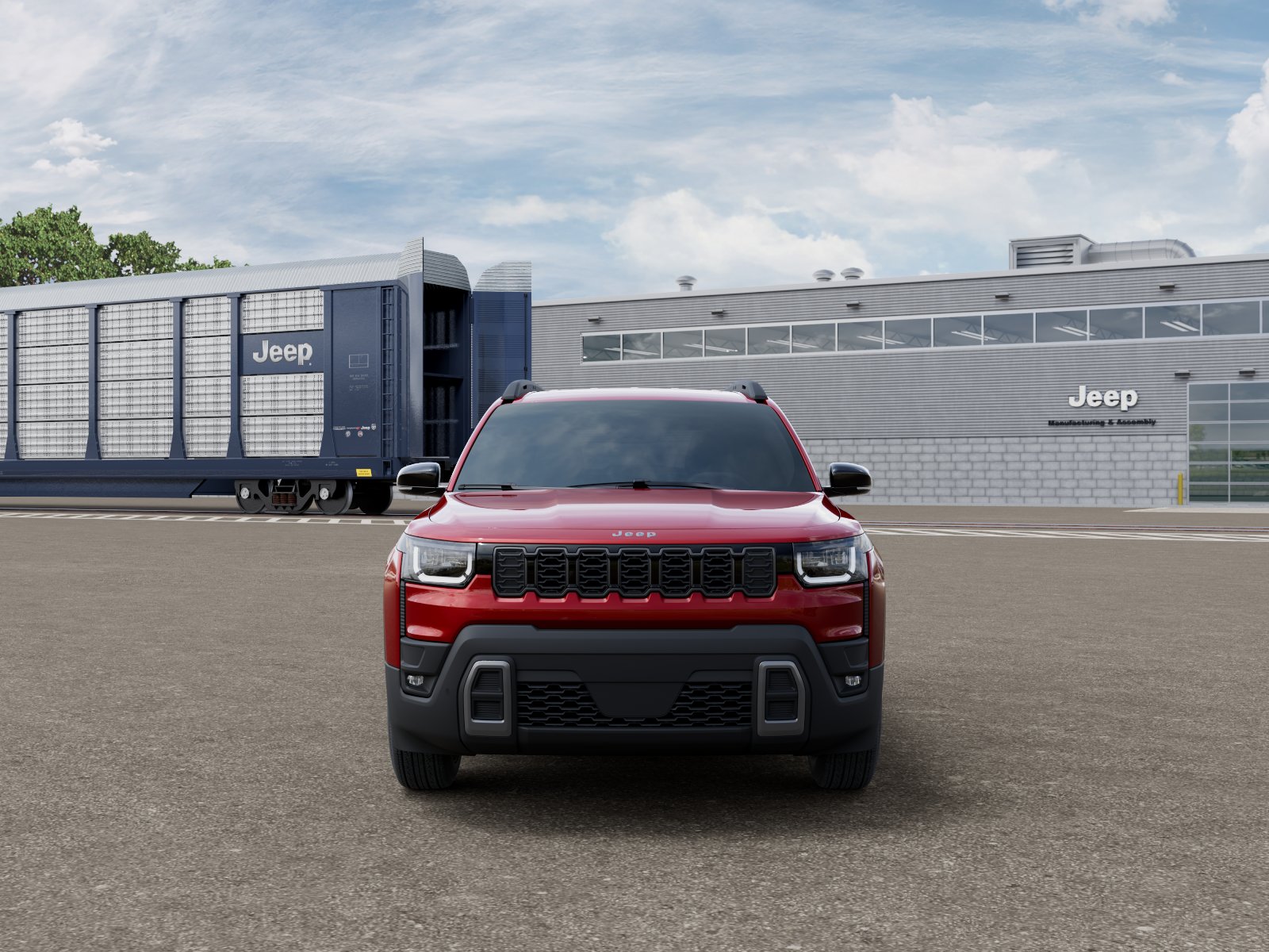 New 2026 Red Hot Pearl-Coat Exterior Paint Jeep Limited image 6