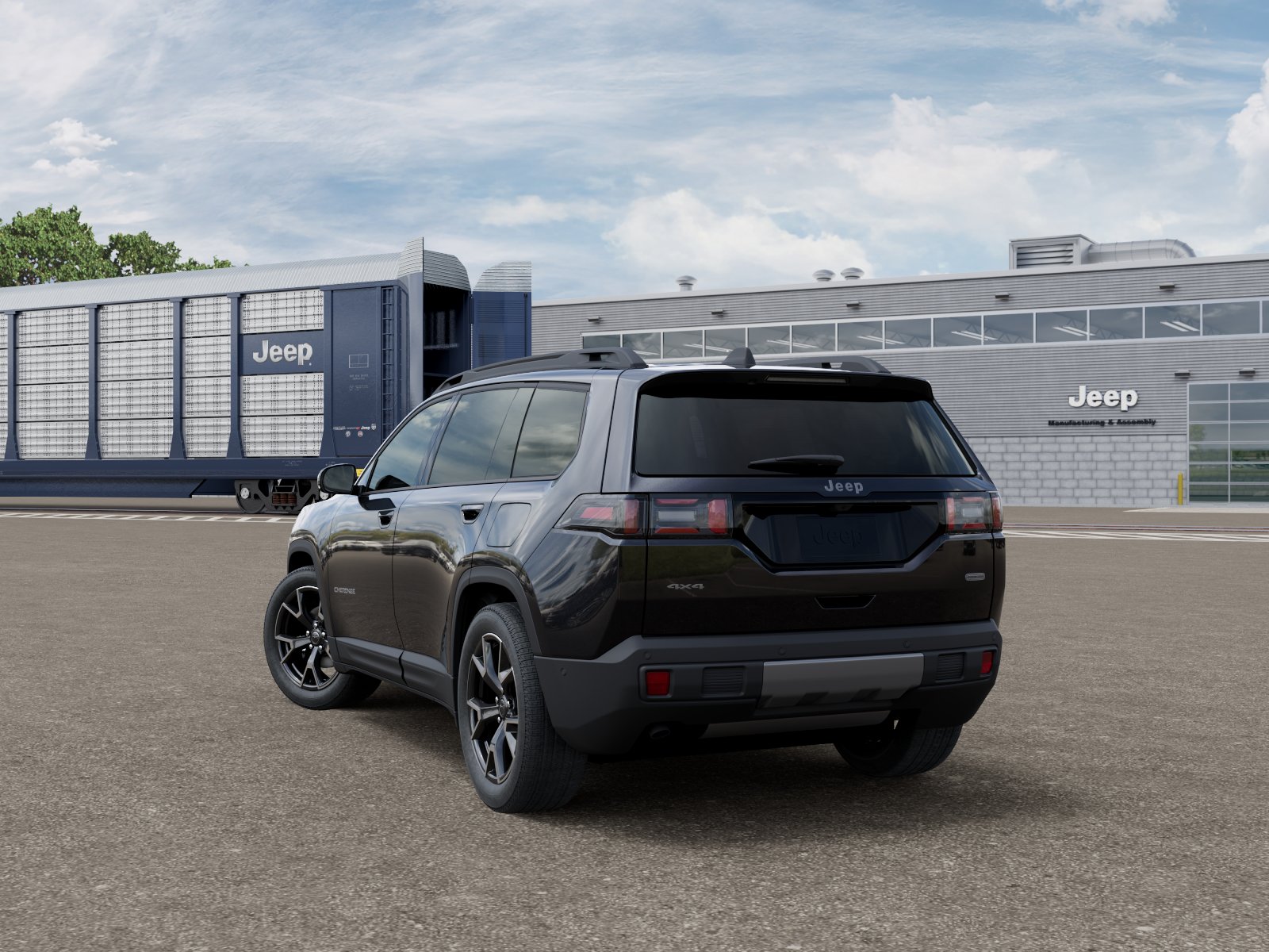 New 2026 Diamond Black Crystal Pearl-Coat Exterior Paint Jeep Overland image 25