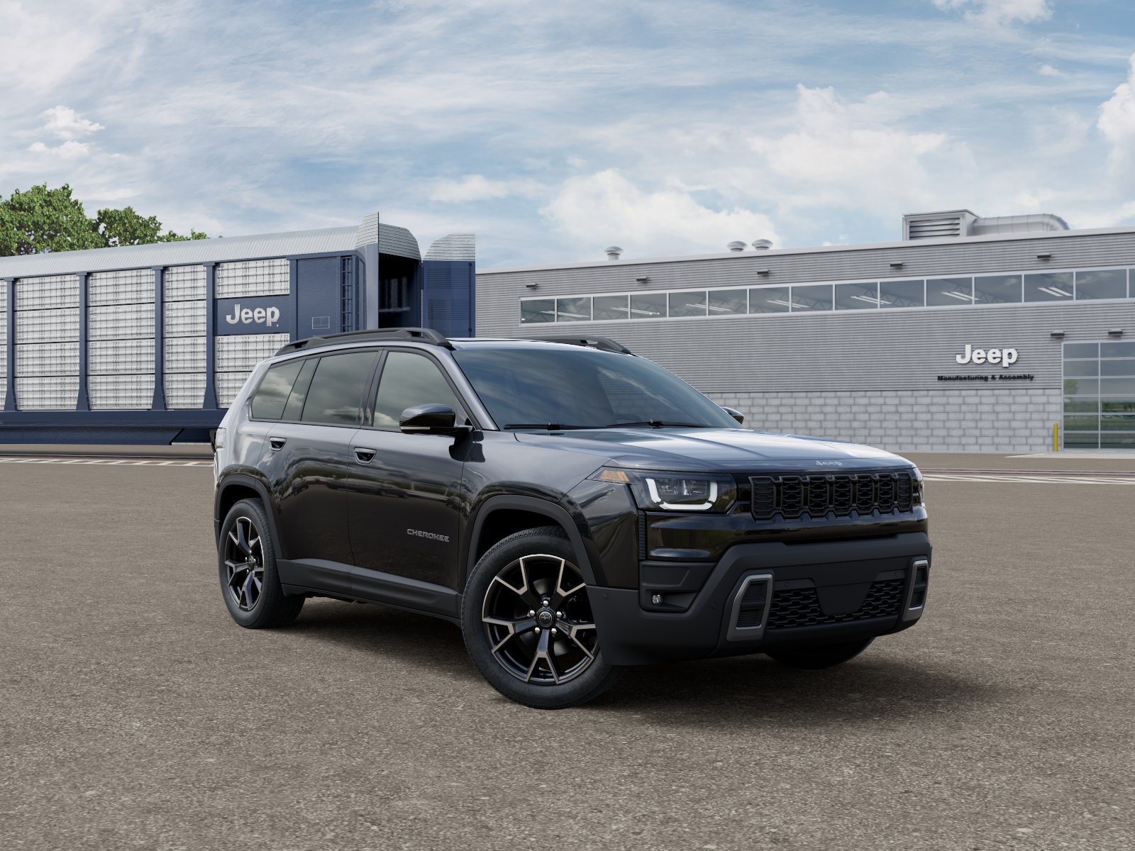 New 2026 Diamond Black Crystal Pearl-Coat Exterior Paint Jeep Overland image 27