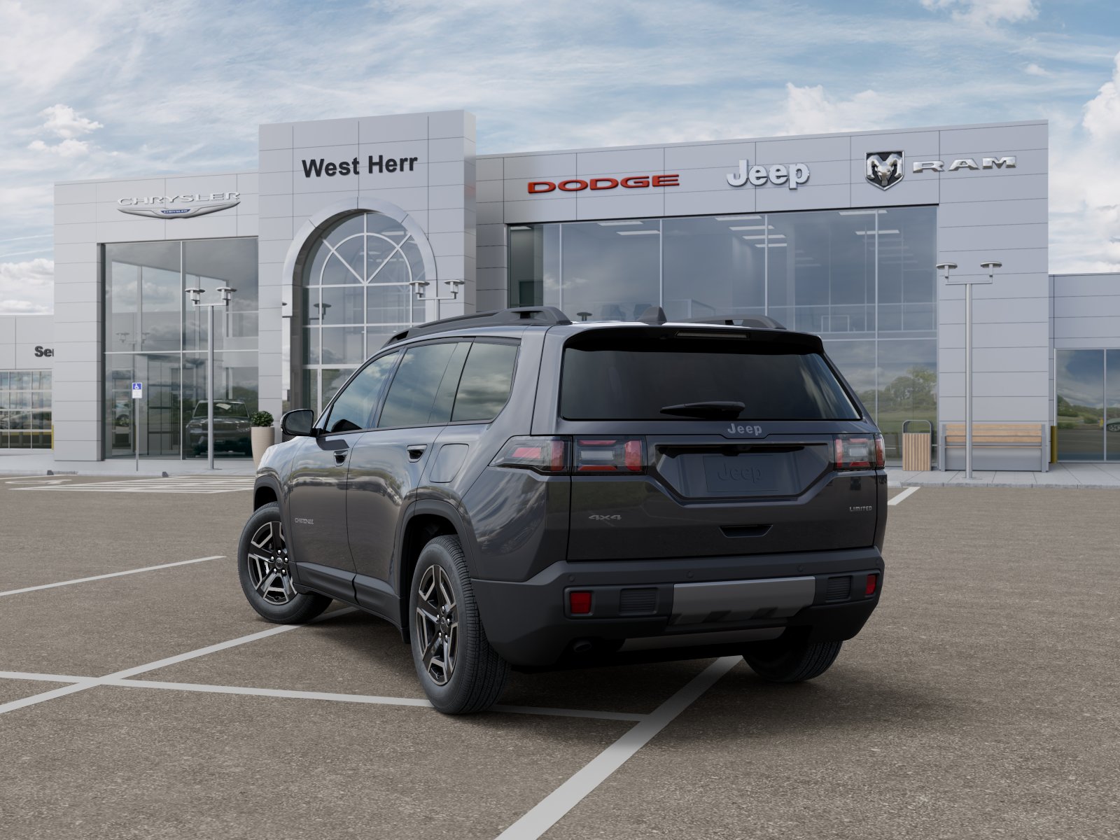 New 2026 Sting-Gray Clear-Coat Exterior Paint Jeep CHEROKEE LIMITED 4X4 image 103