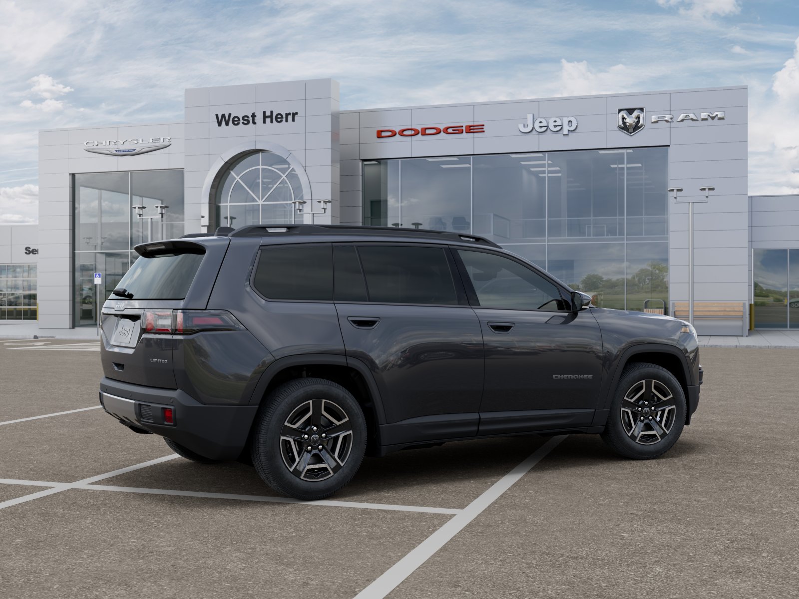New 2026 Sting-Gray Clear-Coat Exterior Paint Jeep CHEROKEE LIMITED 4X4 image 104