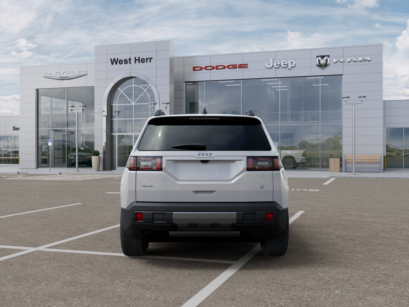 New 2026 Bright White Clear-Coat Exterior Paint Jeep  image 57