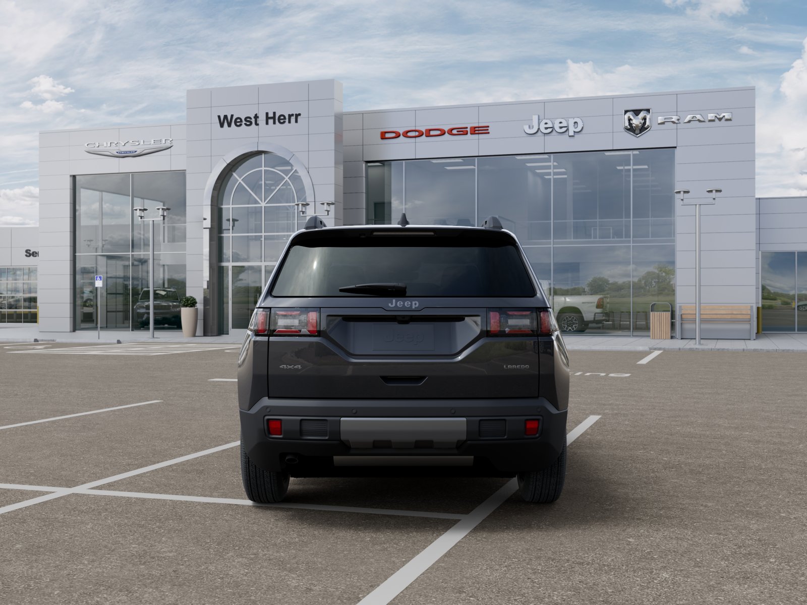 New 2026 Sting-Gray Clear-Coat Exterior Jeep CHEROKEE LAREDO 4X4 image 7
