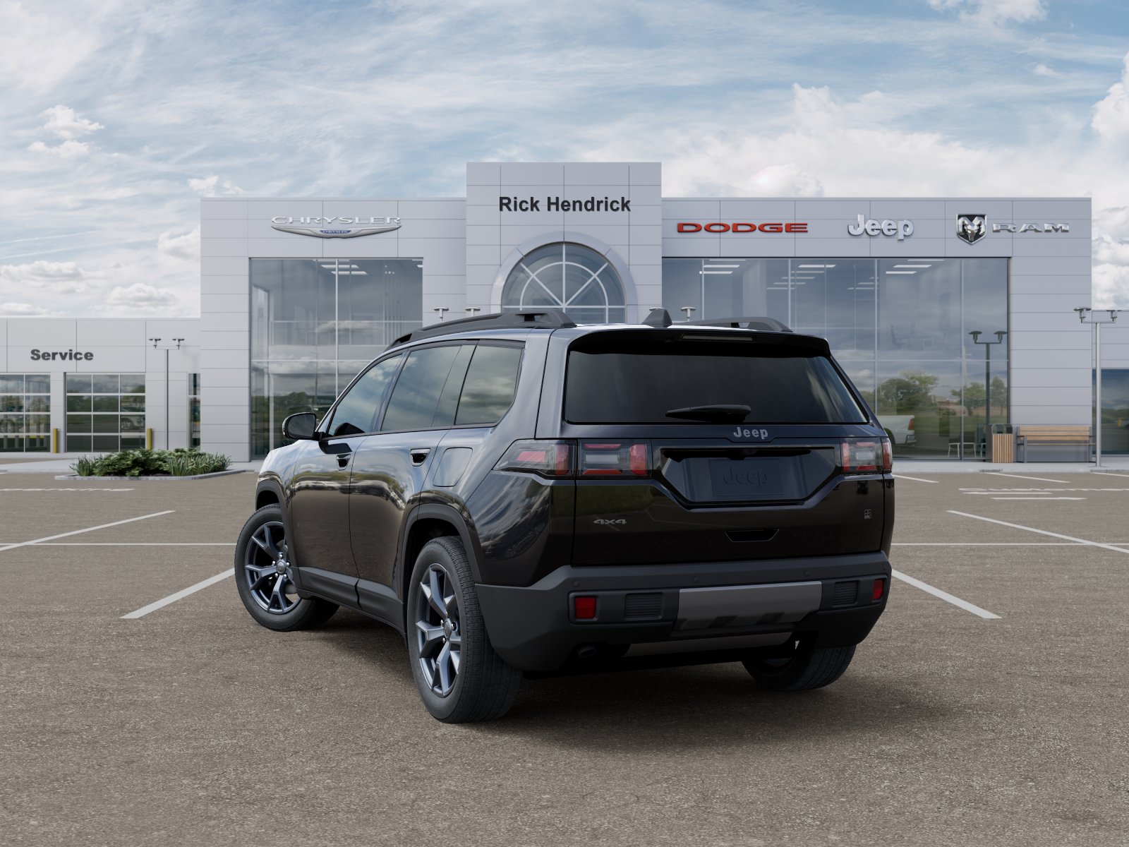 New 2026 Diamond Black Crystal Pearl-Coat Exterior Paint Jeep 85th Anniversary image 12