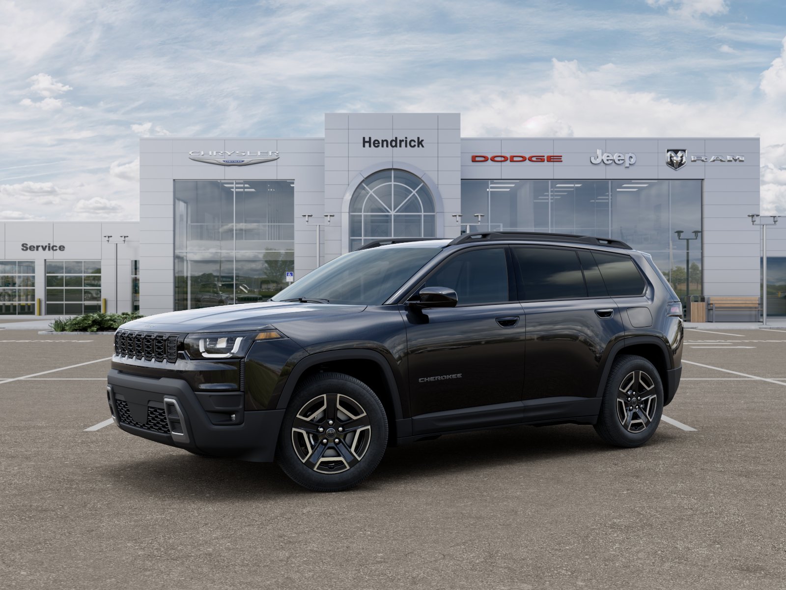 New 2026 Diamond Black Crystal Pearl-Coat Exterior Paint Jeep Laredo image 28