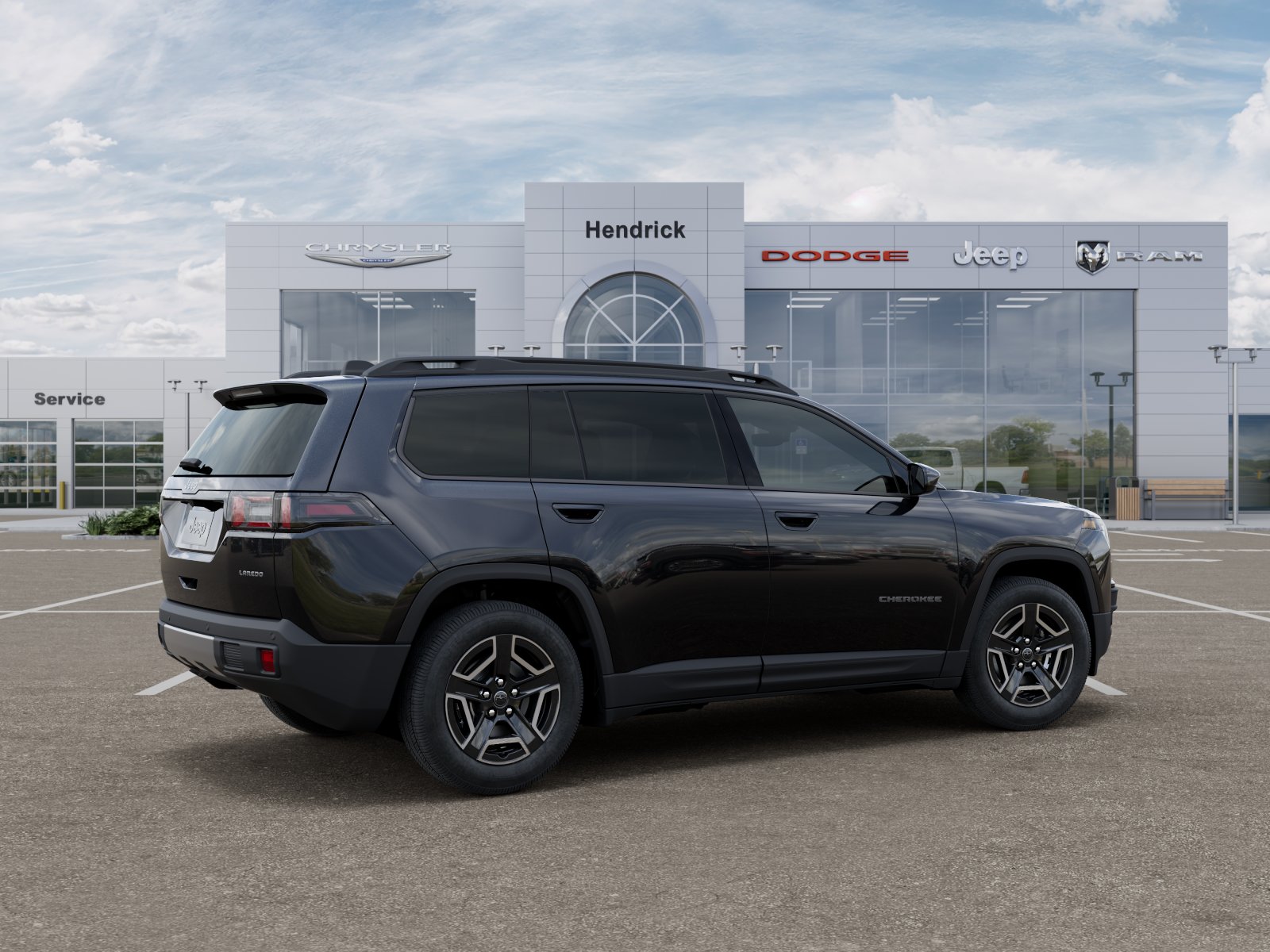 New 2026 Diamond Black Crystal Pearl-Coat Exterior Paint Jeep Laredo image 30