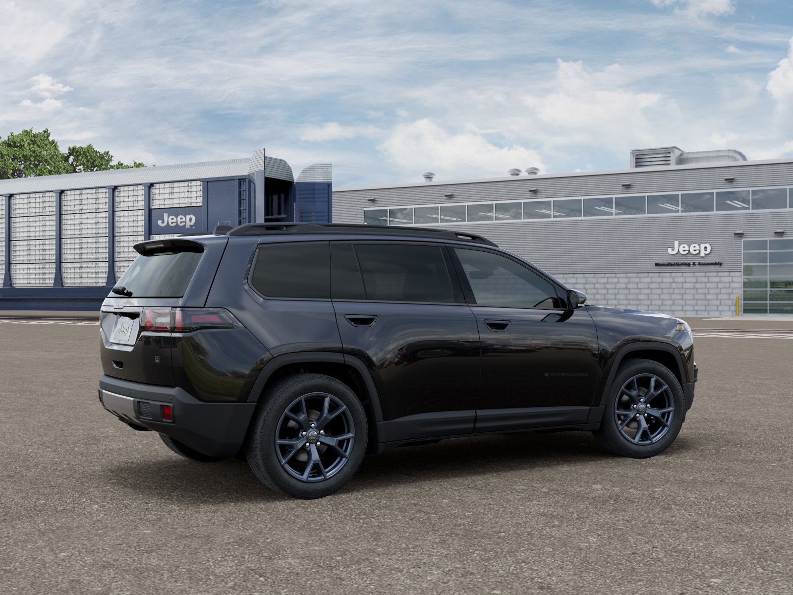 New 2026 Diamond Black Crystal Pearl-Coat Exterior Paint Jeep 85th Anniversary image 4