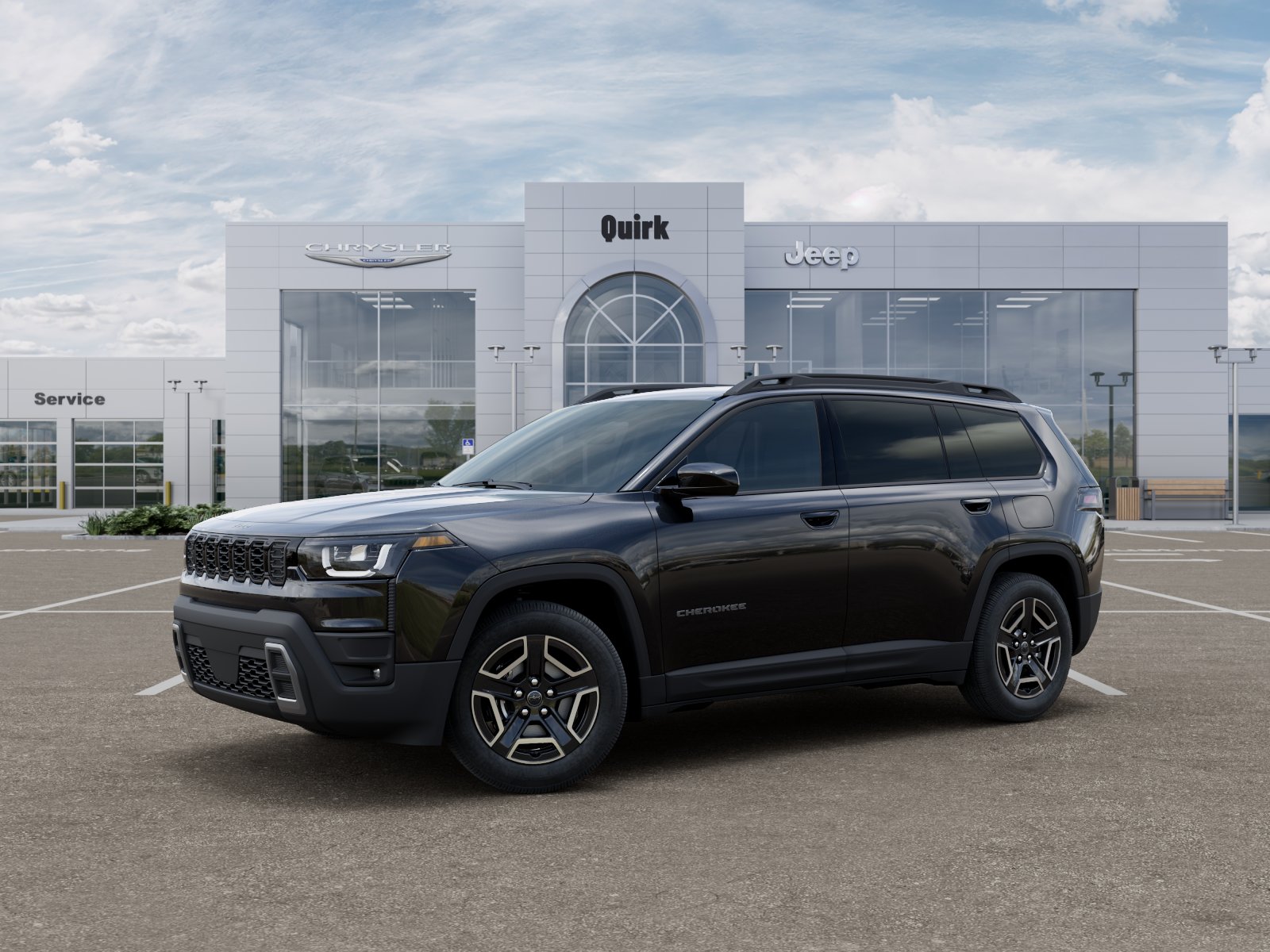 New 2026 Diamond Black Crystal Pearlcoat Jeep Laredo image 28