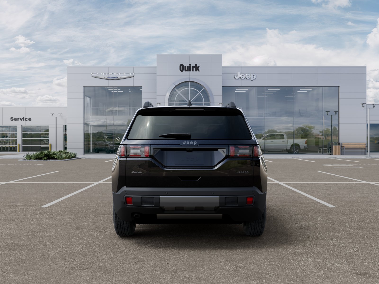 New 2026 Diamond Black Crystal Pearlcoat Jeep Laredo image 33