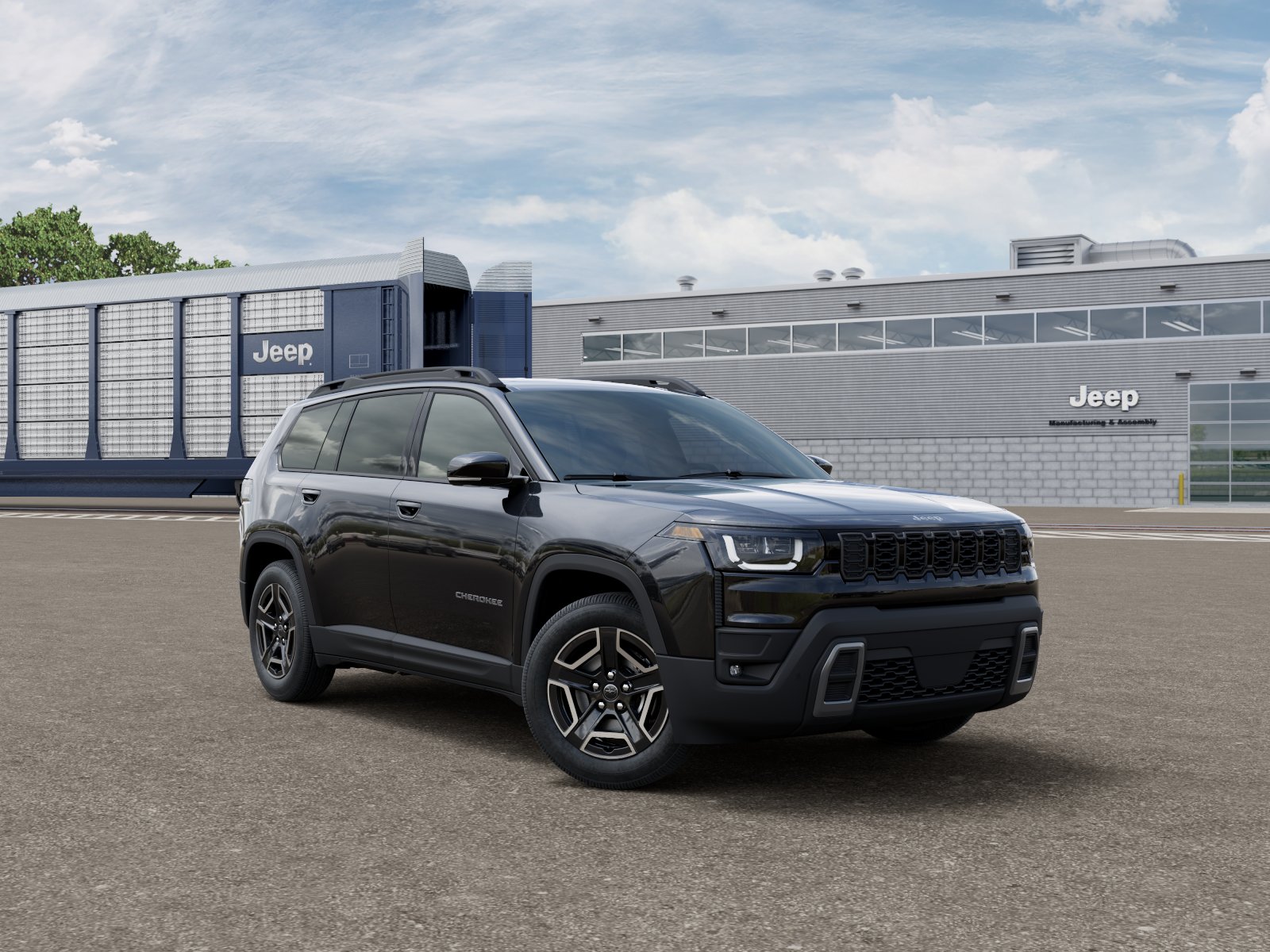 New 2026 Diamond Black Crystal Pearlcoa Jeep Limited image 5