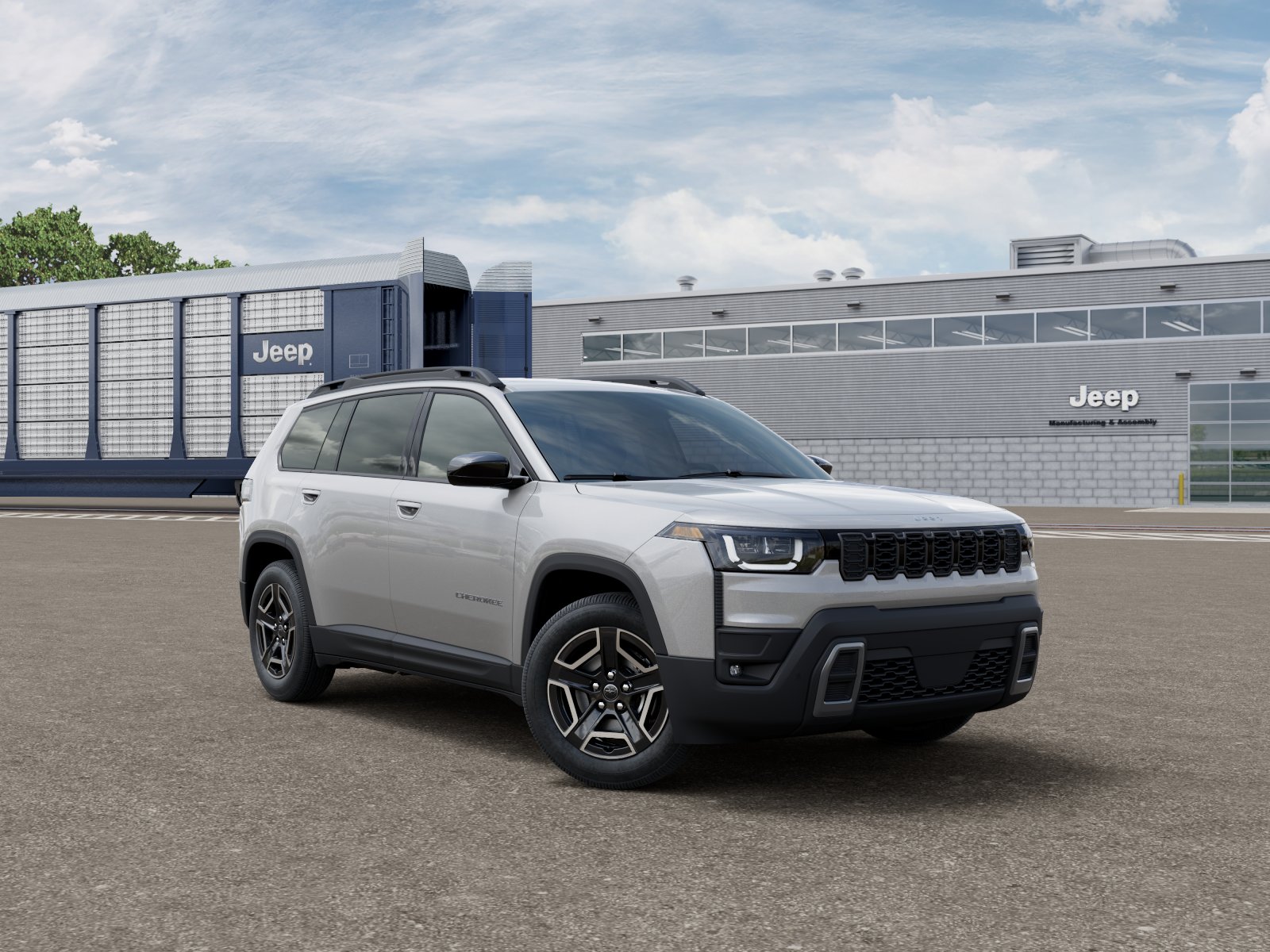 New 2026 Silver Zynith Clear-Coat Exterior Paint Jeep Laredo image 5