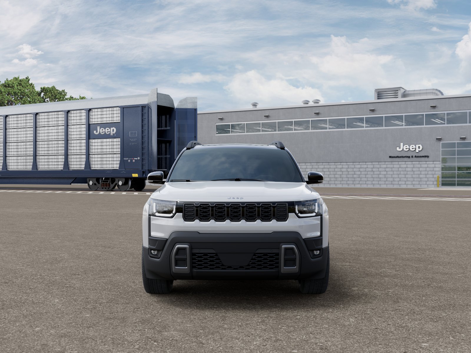 New 2026 Bright White Clearcoat Jeep Overland image 6