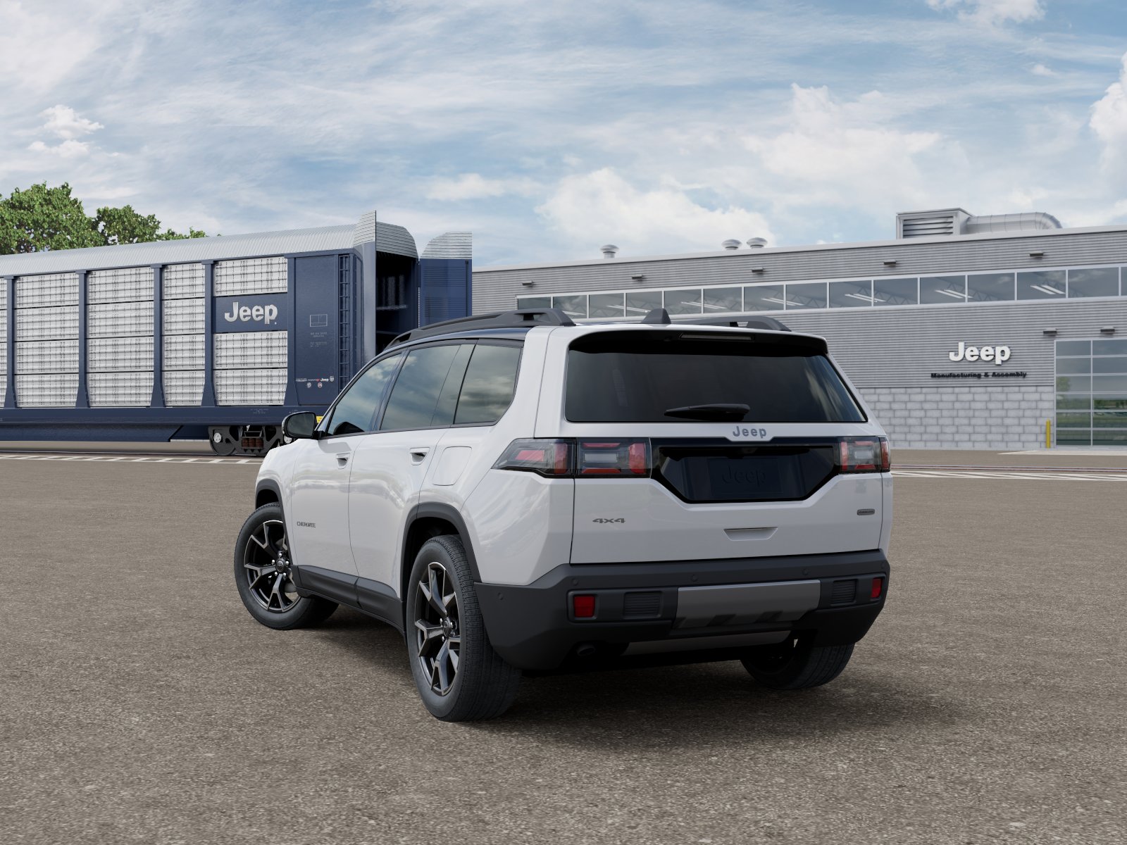 New 2026 Bright White Clearcoat Jeep Overland image 3