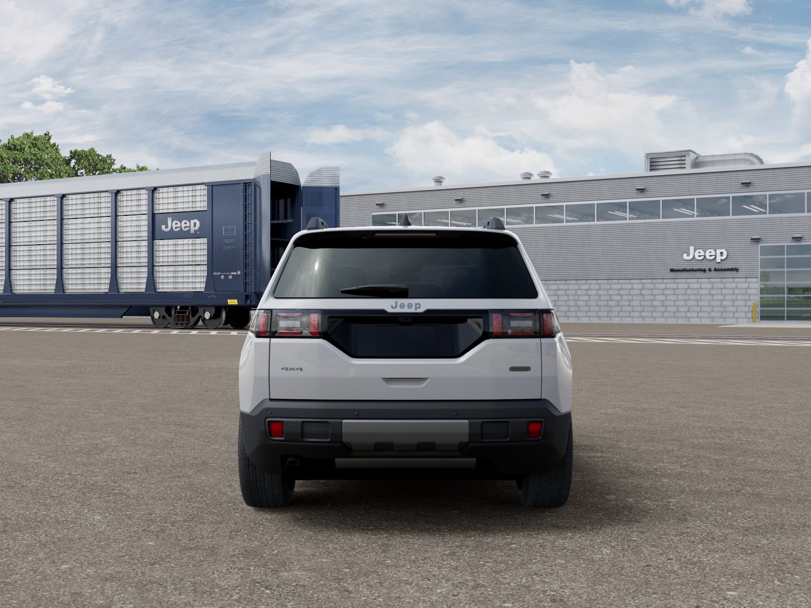 New 2026 Bright White Clearcoat Jeep Overland image 7