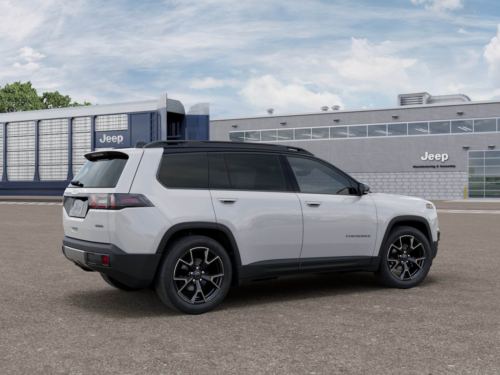 New 2026 Bright White Clearcoat Jeep Overland image 4