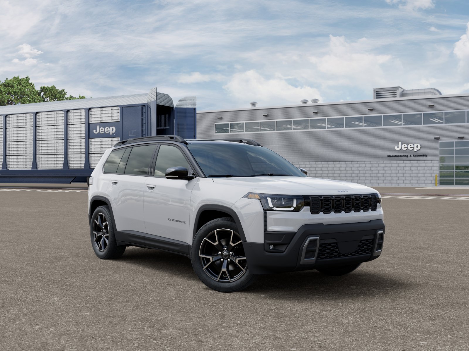 New 2026 Bright White Clearcoat Jeep Overland image 5