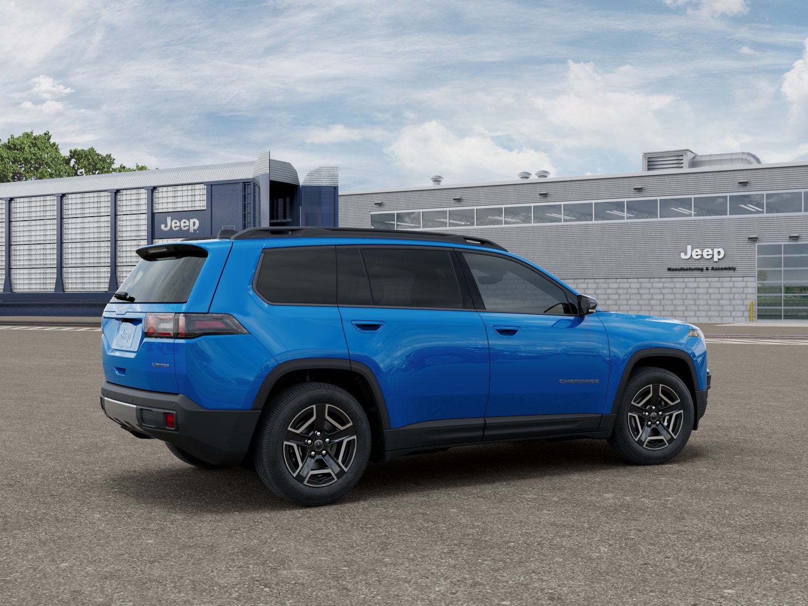 New 2026 Hydro Blue Pearl-Coat Exterior Jeep CHEROKEE LIMITED 4X4 image 4