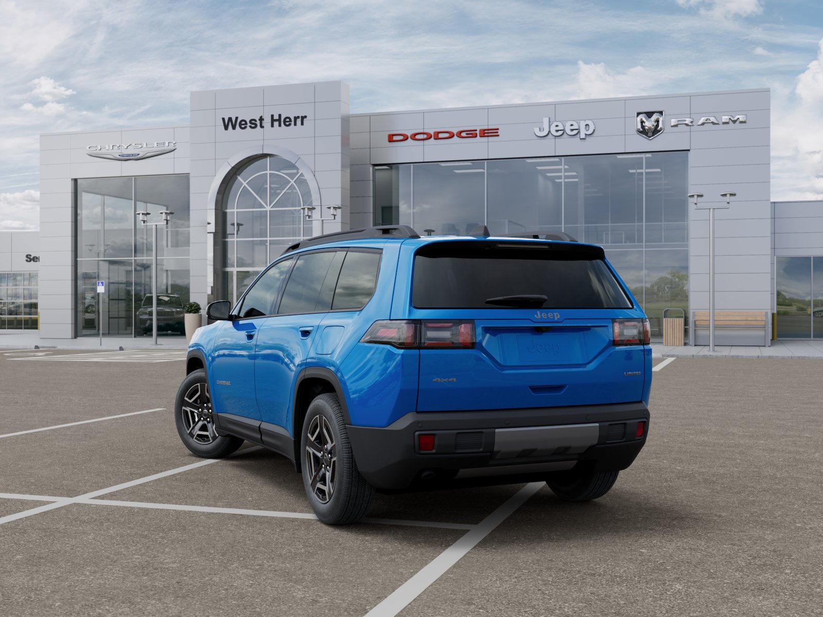 New 2026 Hydro Blue Pearlcoat Jeep Limited image 3