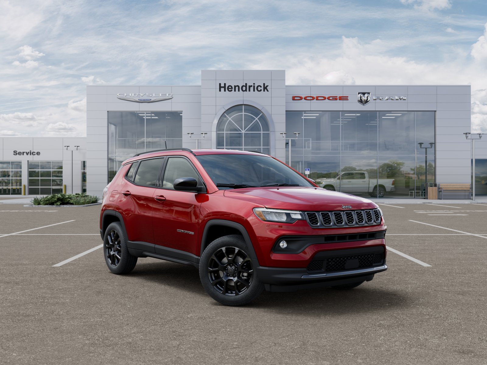 New 2026 Red Hot Pearl-Coat Exterior Paint Jeep Latitude Altitude image 34