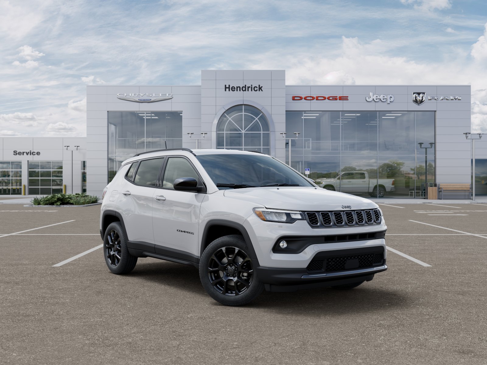 New 2026 Bright White Clear-Coat Exterior Paint Jeep Latitude Altitude image 39