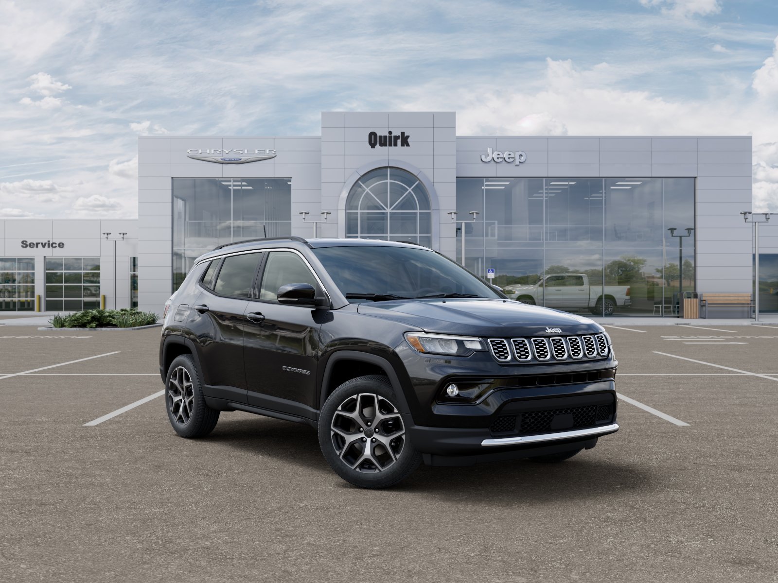 New 2026 Diamond Black Crystal Pearlcoat Jeep Limited image 31