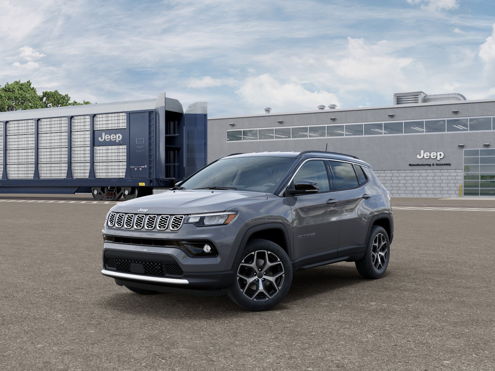 New 2026 Sting-Gray Clear-Coat Exterior Paint Jeep Limited image 2