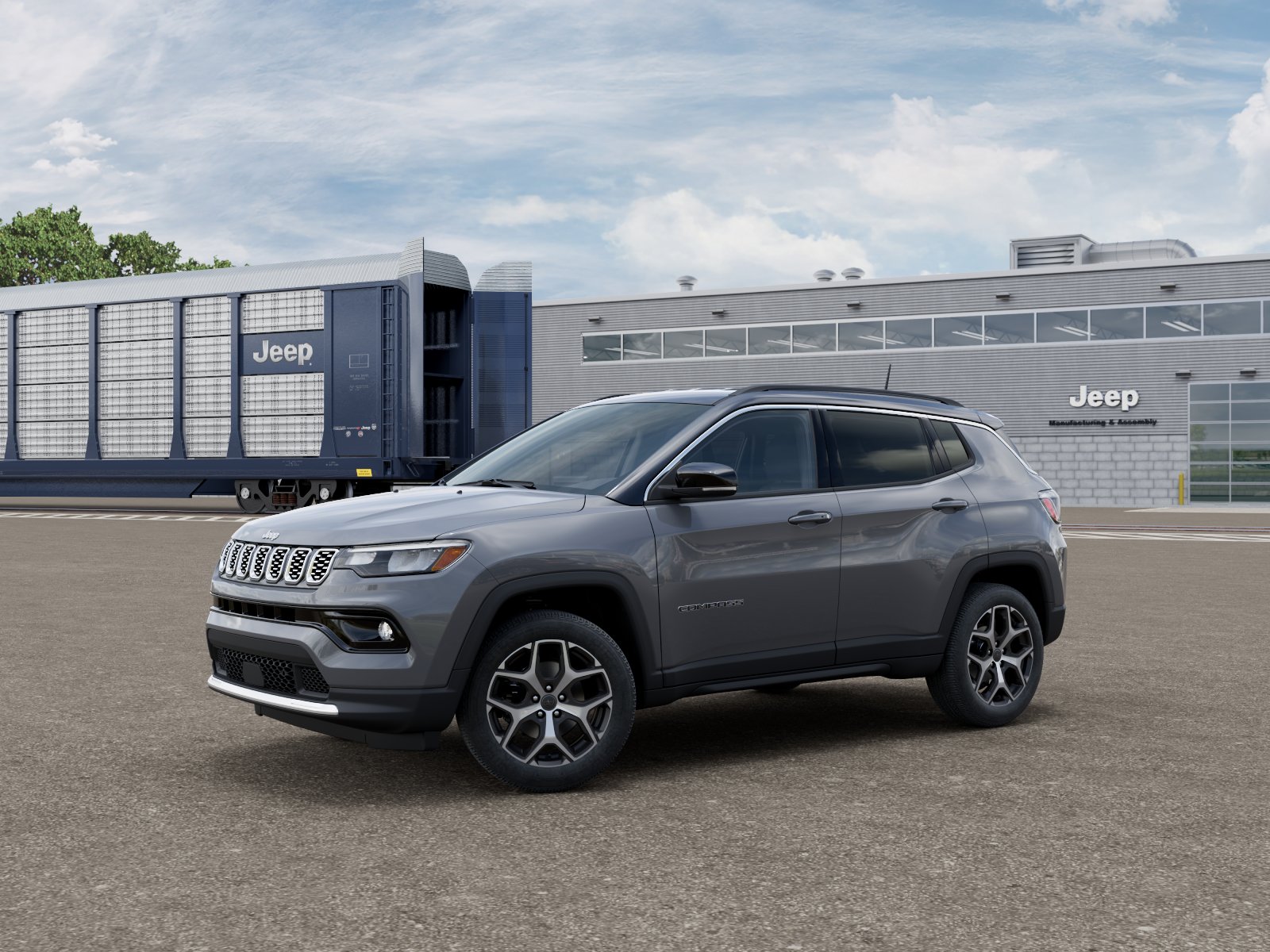 New 2026 Sting-Gray Clear-Coat Exterior Paint Jeep Limited image 3