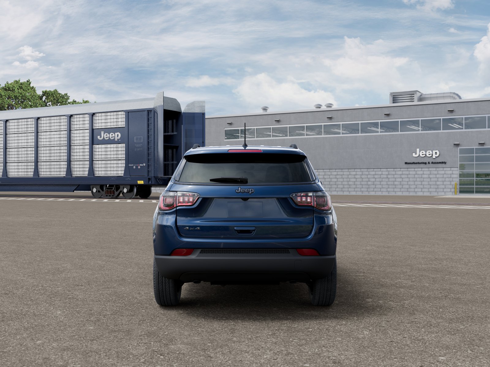New 2026 Fathom Blue Pearl-Coat Exterior Paint Jeep Latitude Altitude image 7