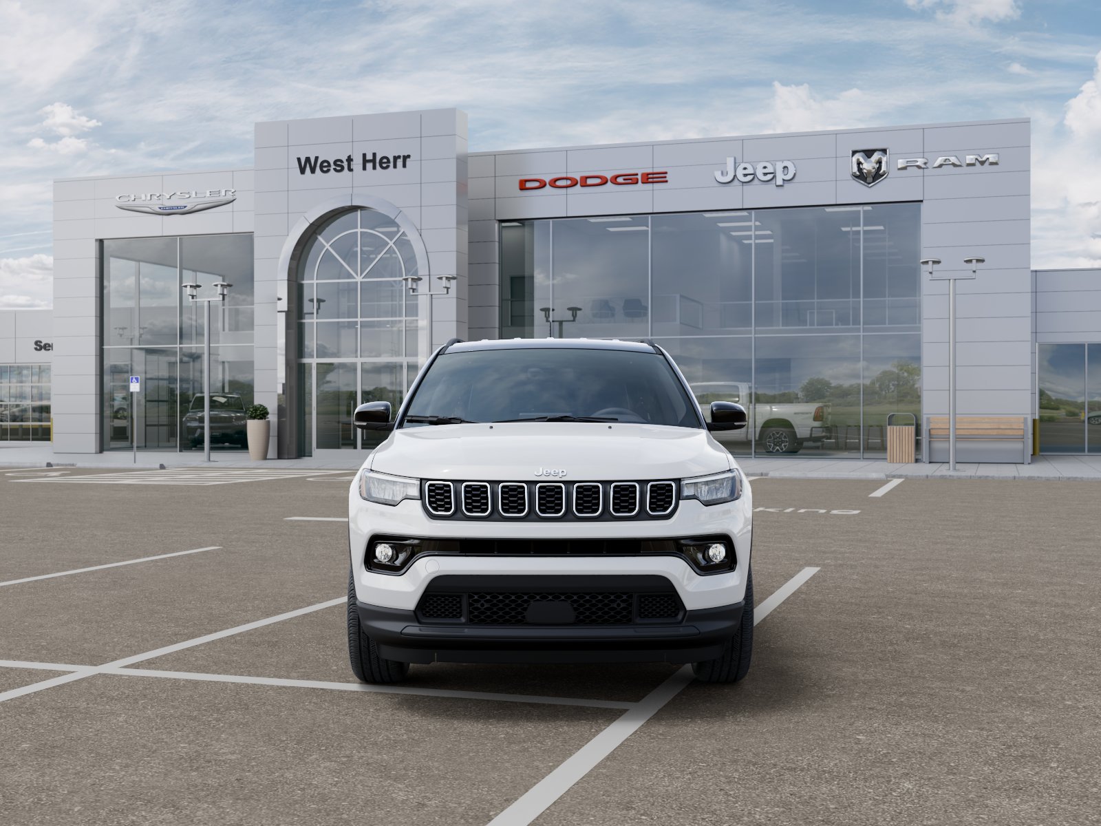 New 2026 Bright White Clear-Coat Exteri Jeep COMPASS LIMITED ALTITUDE 4X4 image 6