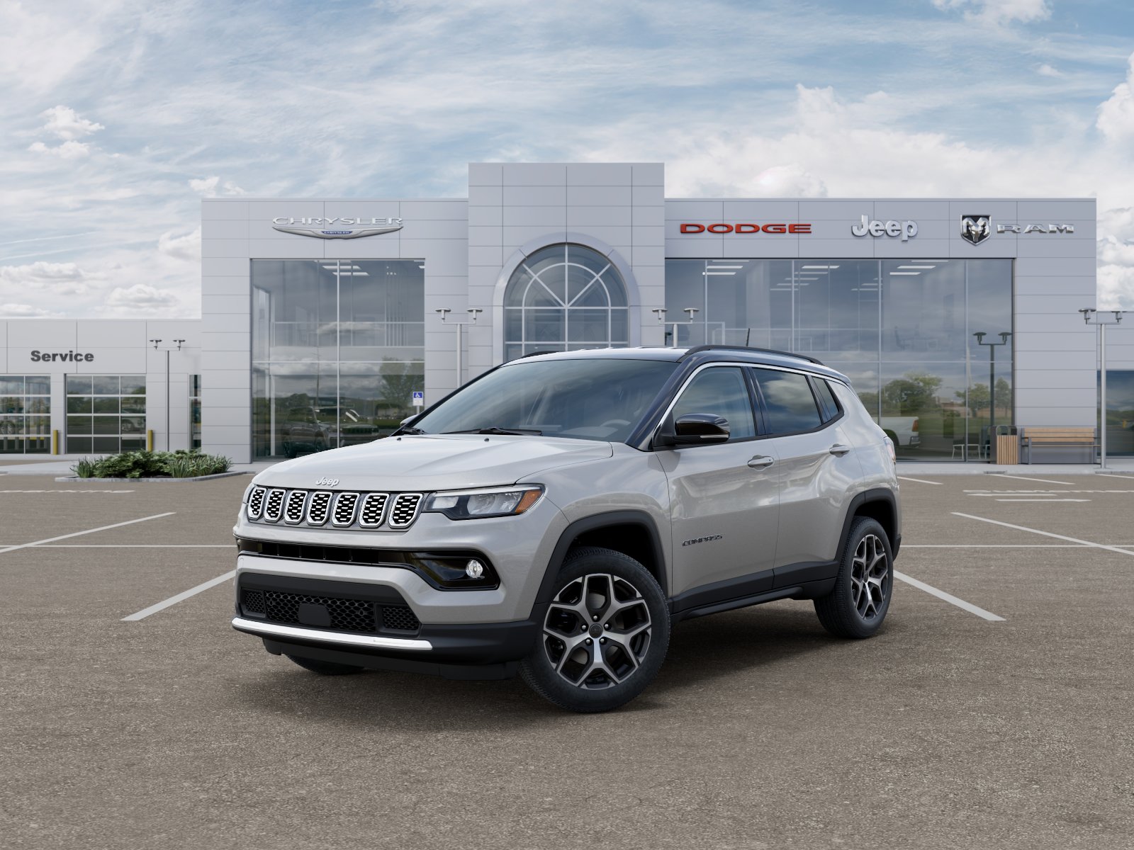 New 2026 Silver Zynith Metallic Clear-Coat Exterior Paint Jeep Limited image 27