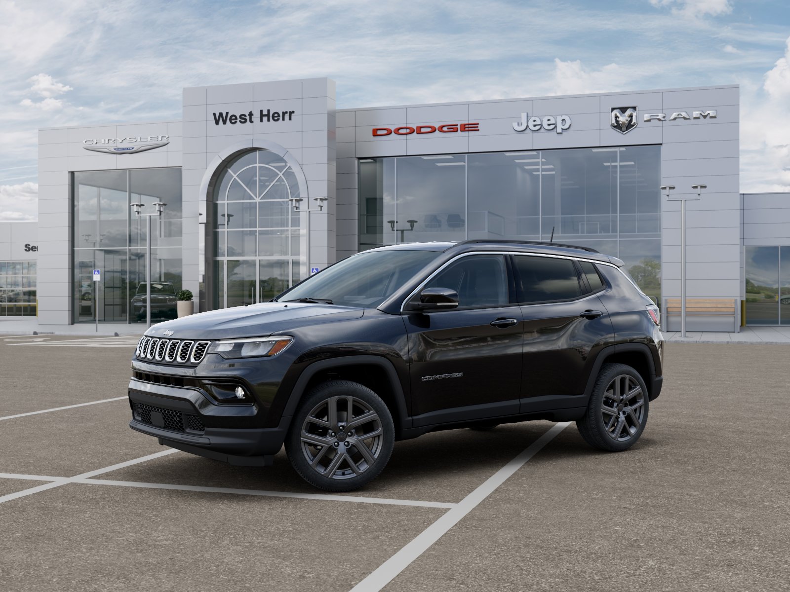 New 2026 Diamond Black Crystal Pearlcoa Jeep Limited image 2