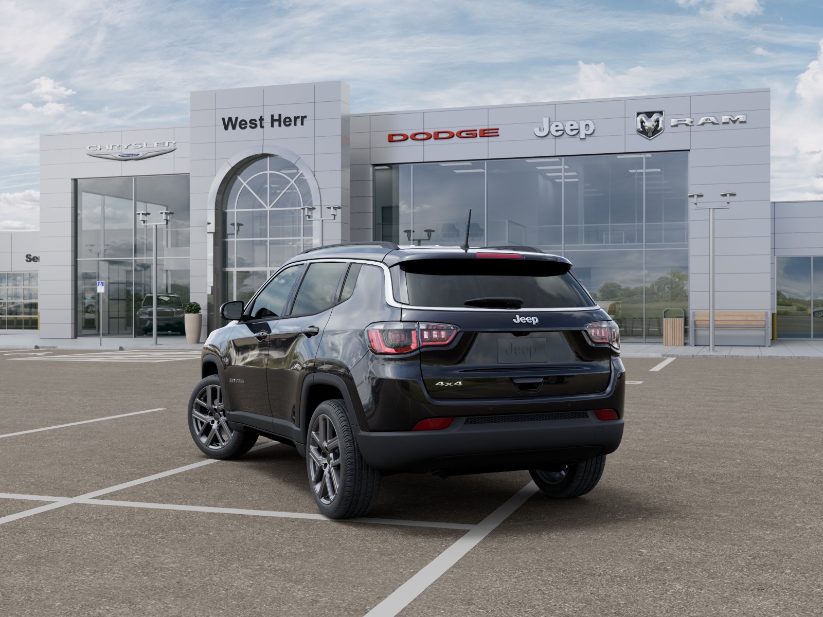 New 2026 Diamond Black Crystal Pearlcoa Jeep Limited image 3