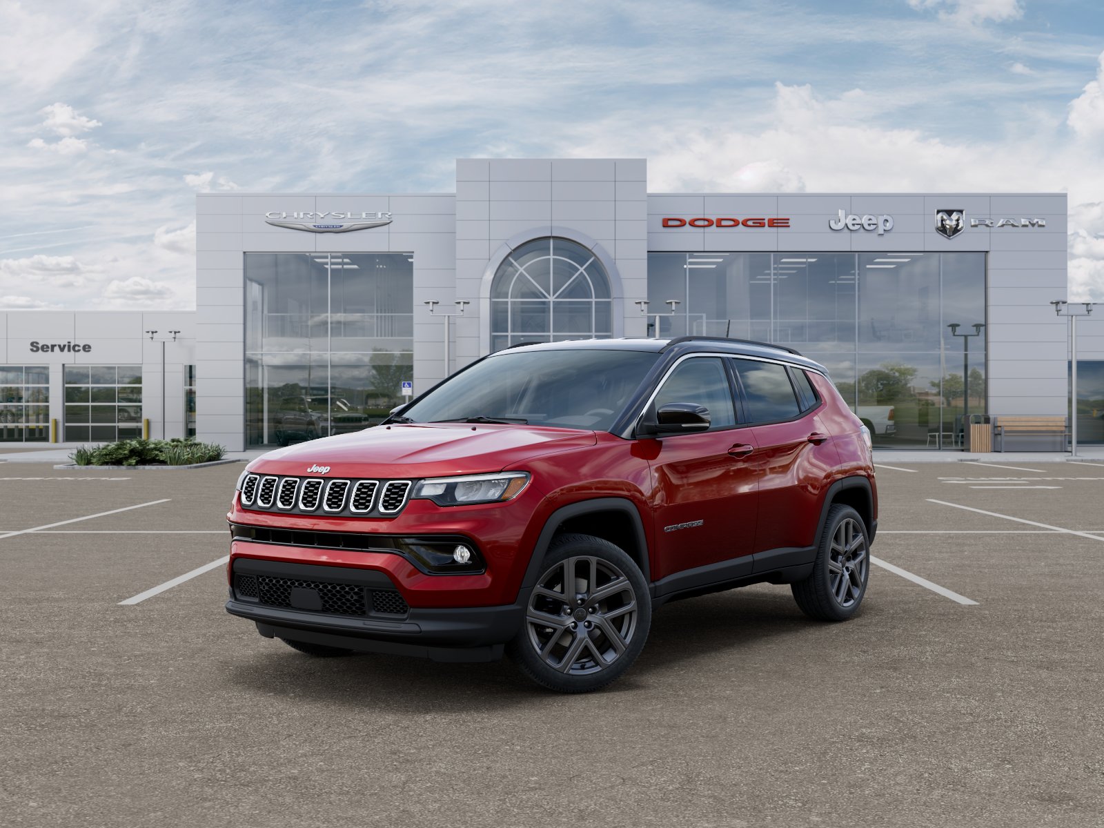 New 2026 Red Hot Pearl-Coat Exterior Paint Jeep Limited Altitude image 16
