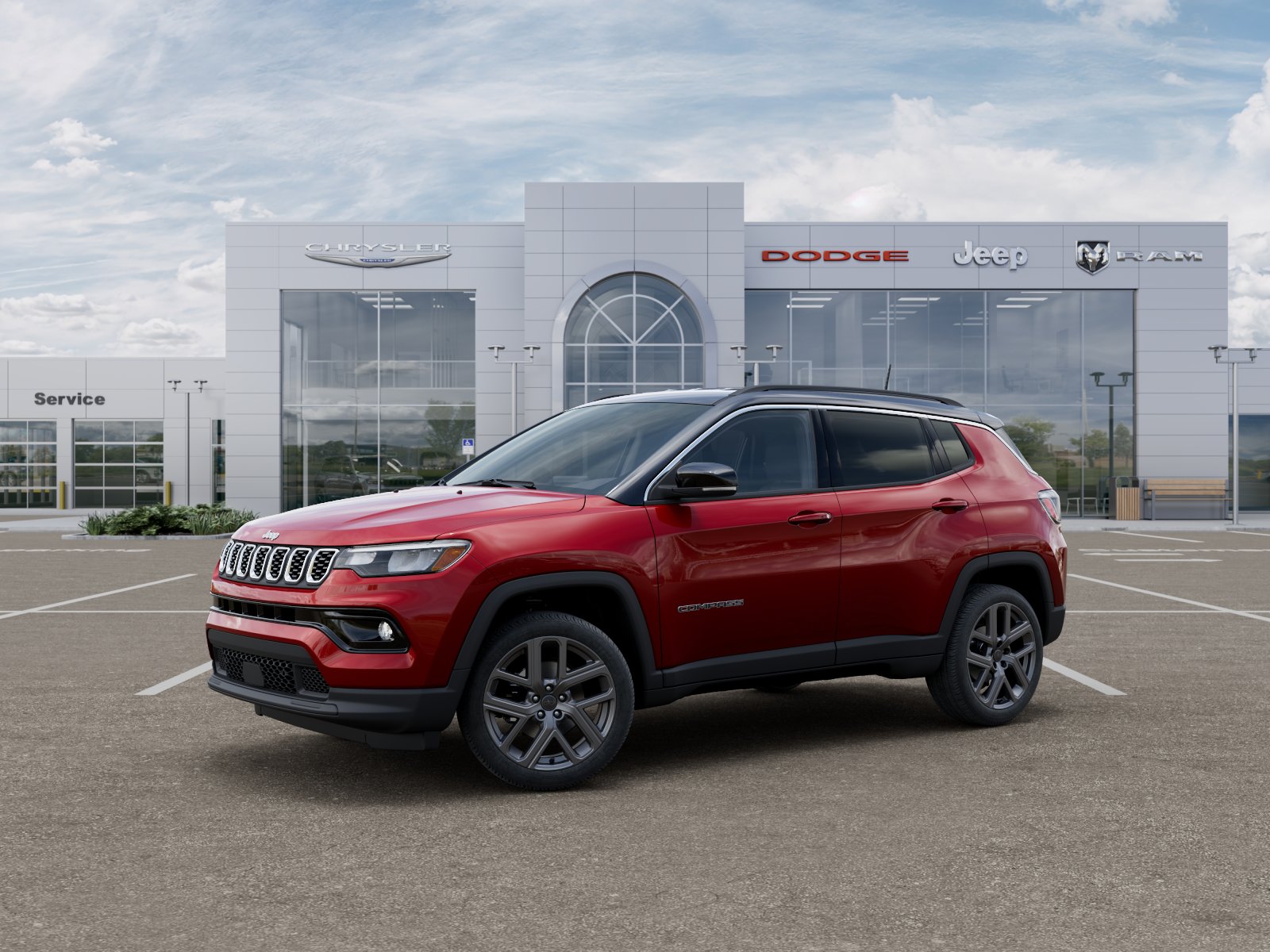 New 2026 Red Hot Pearl-Coat Exterior Paint Jeep Limited Altitude image 17
