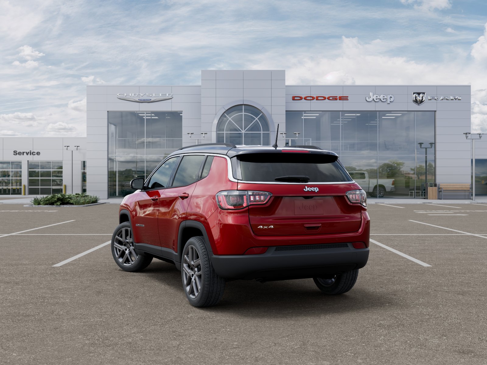 New 2026 Red Hot Pearl-Coat Exterior Paint Jeep Limited Altitude image 18
